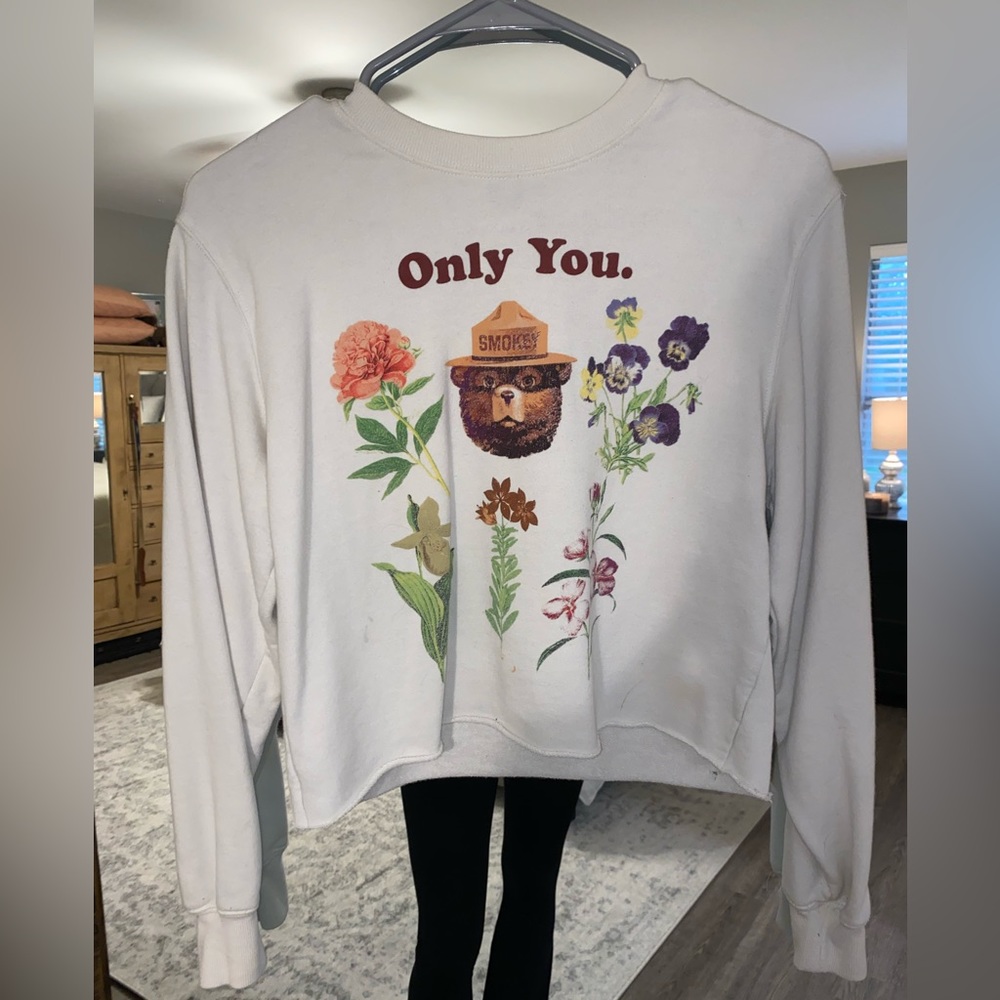 Cropped sweatshirt